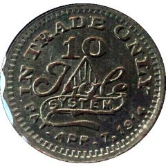 Token - 10 Ingle System L.T. Milan