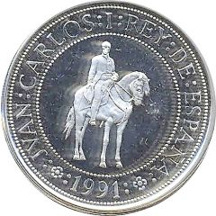 1000 Pesetas Simon Bolivar and San Martin