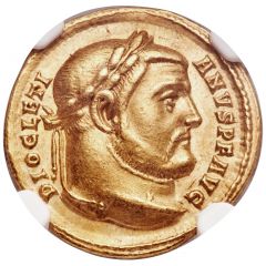 Aureus - Diocletian PRIMI XX IOVI AVG COS VIII PTR, Treveri