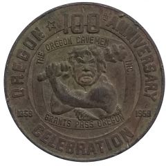 50 Cents - 100th Anniversary Oregon Grants Pass, Oregon