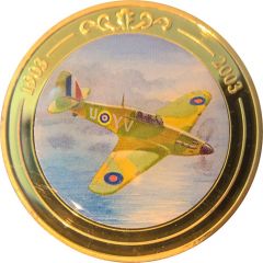 Token - 100 Years of Flight #06a - Hawker Hurricane