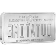 20 Dollars - Elizabeth II License Plate