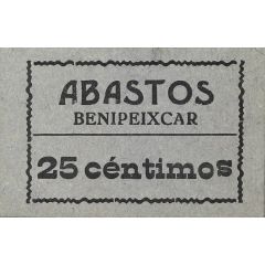 25 Céntimos Benipeixcar