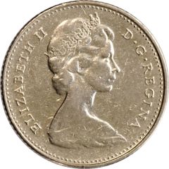 10 Cents - Elizabeth II 2nd portrait, Ottawa mint