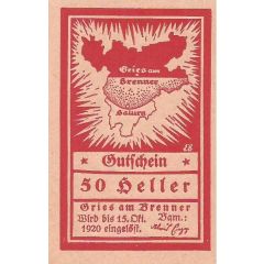 50 Heller Gries am Brenner
