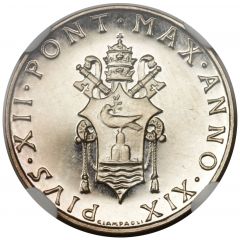 1 Lira - Pius XII Prova