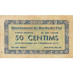 50 Céntimos Riells del Fai