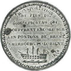 Medal - Deportation of republicans by Louis-Eugène Cavaignac