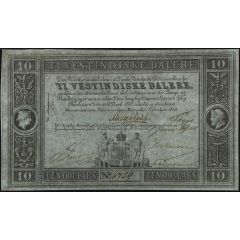 10 Vestindiske Dalere St. Croix