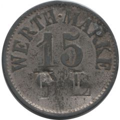 15 Pfennig Werth-Marke TL