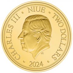 2 Dollars - Charles III Year of the Dragon
