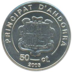 50 Cèntims Andorra map