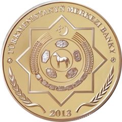 50 Manat Akhal-Teke horse