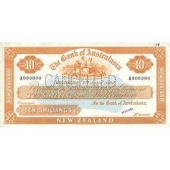 10 Shillings Bank of Australasia
