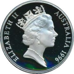 5 Dollars - Elizabeth II 3rd Portrait - Dame Nellie Melba - Masterpieces in Silver