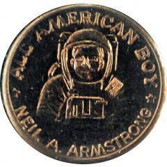 Token - Swiss Cheese Nickel Neil A. Armstrong