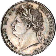 1/2 Crown - George IV 1st portrait, 1st reverse