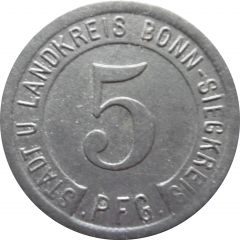 5 Pfennig - Bonn-Siegkreis