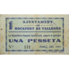 1 Peseta Rocafort de Vallbona