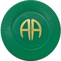 Token - Alcoholics Anonymous Sobriety Green