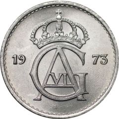 25 Öre - Gustaf VI Adolf
