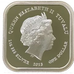 1 Dollar - Elizabeth II Red Square