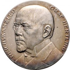 Medal - Reichschancellor Georg Friedrich Karl Freiherr von Hertling