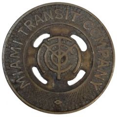 Token - Miami Transit Company Miami, Forida