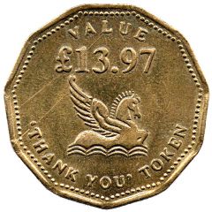 Thank You Token - Reader`s Digest 13.97 Pounds