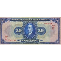 50 Mil Réis Thesouro Nacional, 16th. Print