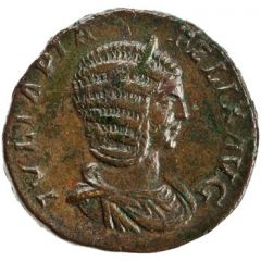 Sestertius - Julia Domna SAECVLI FELICITAS S C, Felicitas