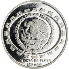 1 Peso Disco de la Muerte - 1/4 oz Silver Bullion