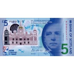 5 Pounds Bank of Scotland - Children in Need