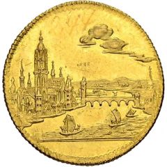 1 Ducat `Contribution Ducat` Large clouds