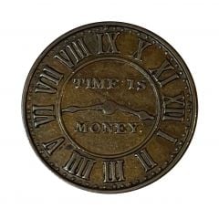 Hard Times Merchant Token – S. N. Botsford, Clock and Watch Maker Norfolk, VA