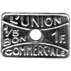 1 Franc / 1/5 Bon - L`Union Commerciale - Meaux