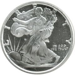 1/4 oz Silver Golden State Mint - Walking Liberty