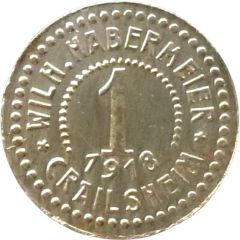 1 Pfennig - Crailsheim Wilh. Habermeier