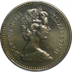 1 Pound - Elizabeth II 2nd portrait, Scottish Thistle