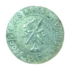 5 Centimes - Societe des Mines de Carmaux