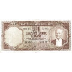500 Lira Brown