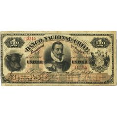 1 Peso Banco Nacional de Chile