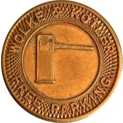 Parking Token - Wolke and Kotler Chicago, Illinois