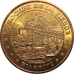 Monnaie de Paris Tourist Token - Biarritz Le rocher de la Vierge