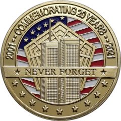 Medal - 20th Anniversary 9/11 Twin Towers & Pentagon