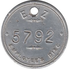 Token - Electrolytic Zinc Co. of Australasia Type 4a - Mines Pass