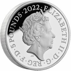 5 Pounds - Elizabeth II The Rolling Stones, Silver Proof