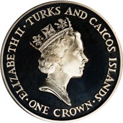 1 Crown - Elizabeth II 90th Birthday of the Queen Mother
