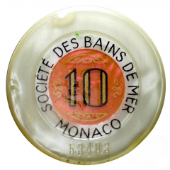 10 Francs - Casino de Monte Carlo