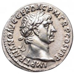 Denarius - Trajan S P Q R OPTIMO PRINCIPI, Pax